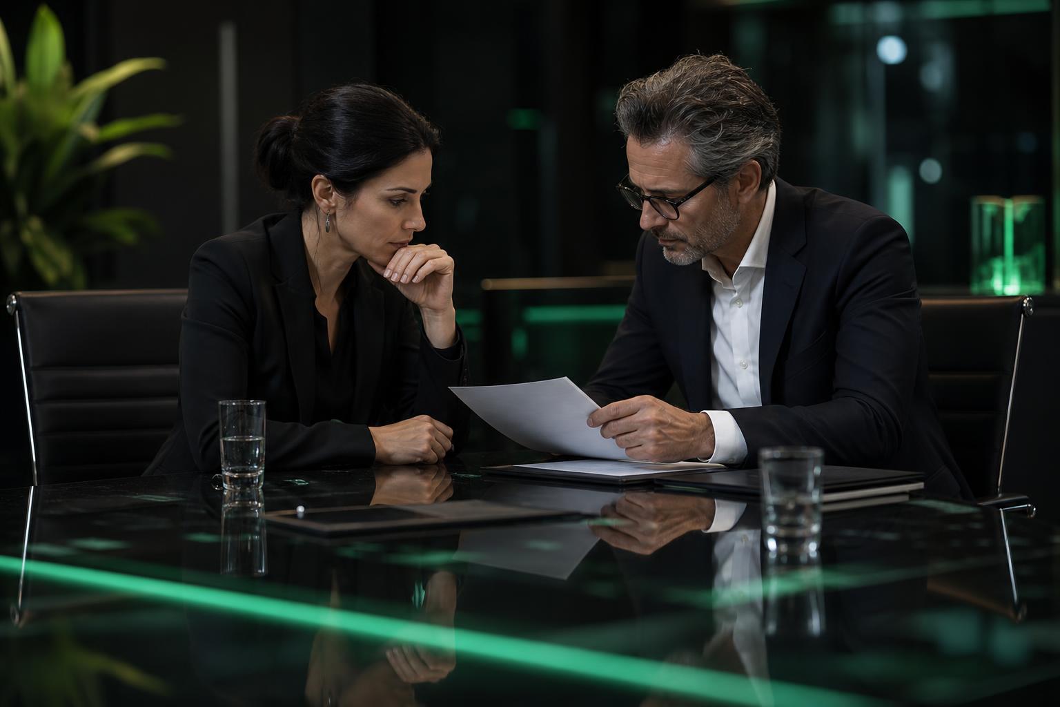 Client interviewing a reputation management agency about their methodology and framework approach